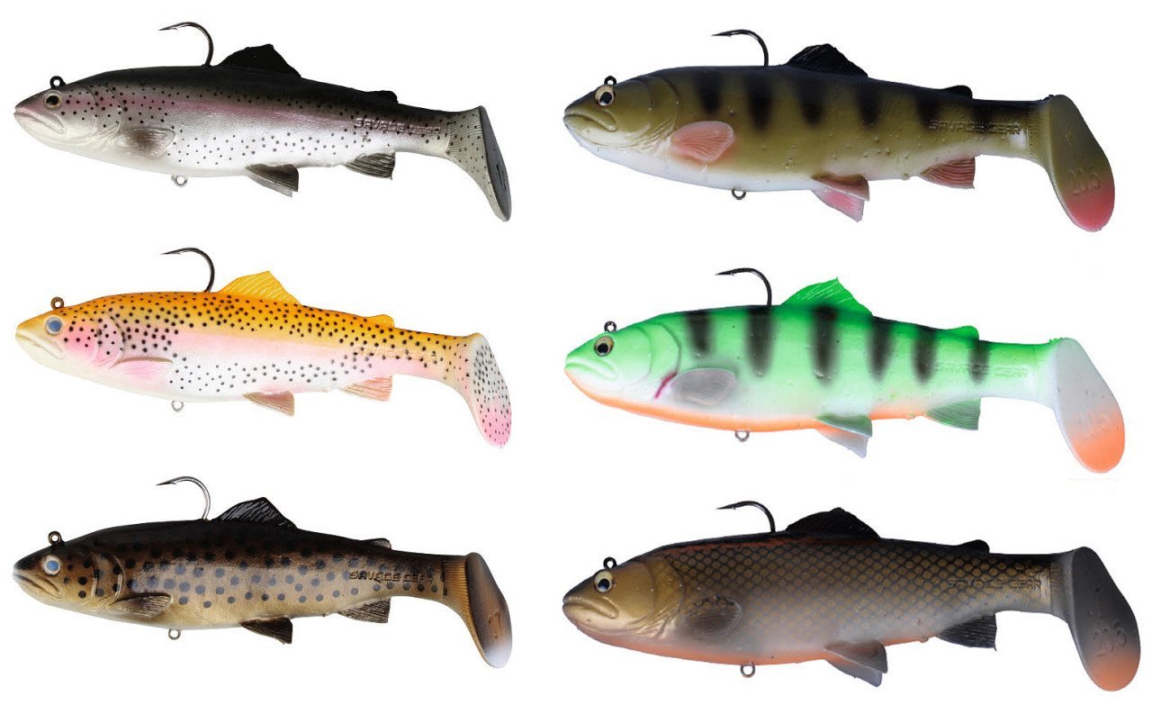Savage gear 3D Trout Rattle Shad 12.5 cm 35 gr Sahte Balık 03-Dark Brown Trout