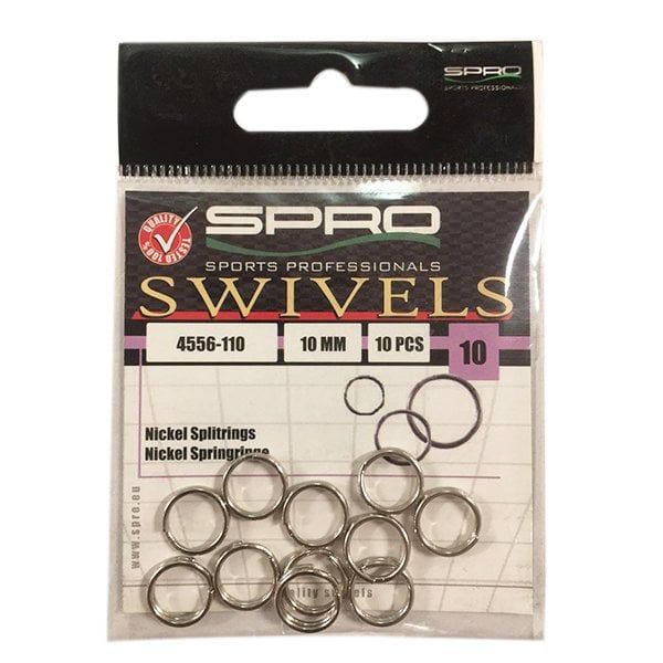 T.D. SPRO Nikel Halka(Ayrık) 10MM - 10 Adet