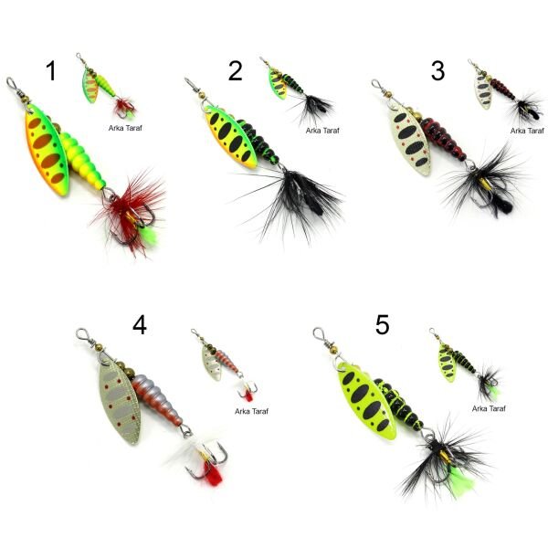 Captain 6050 Bugbao 4.5gr Alabalık Kaşığı 5