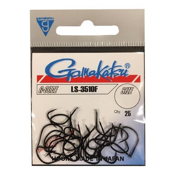 T.GAMAKATSU Hook LS-3510F (Siyah) NO:8 1/25