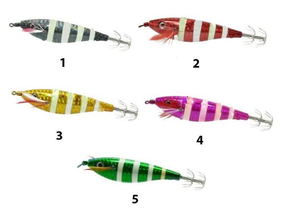 Captain 3020 Kalamar Zokası 7cm Zebra Glow 1