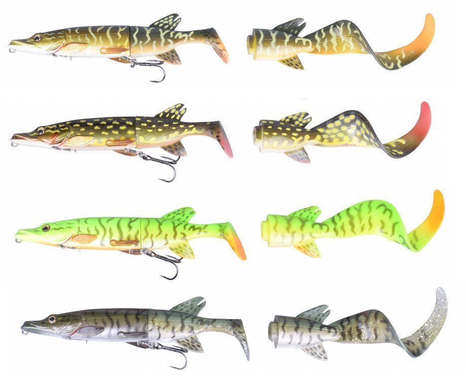 Savage gear Hybrid Pike 17 cm 45 gr SS 1+2 Sahte Balık 07-Green Silver Pike