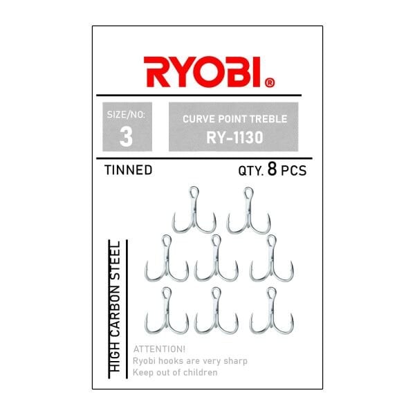 Ryobi İğne Curve Point Treble RY-1130