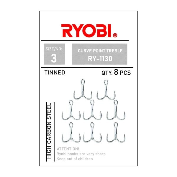 Ryobi İğne Curve Point Treble RY-1130