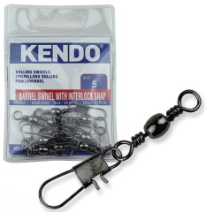 Kendo Rolling Swivel Safety Snap Snap 10 Adet (Kilitli Klips) 3