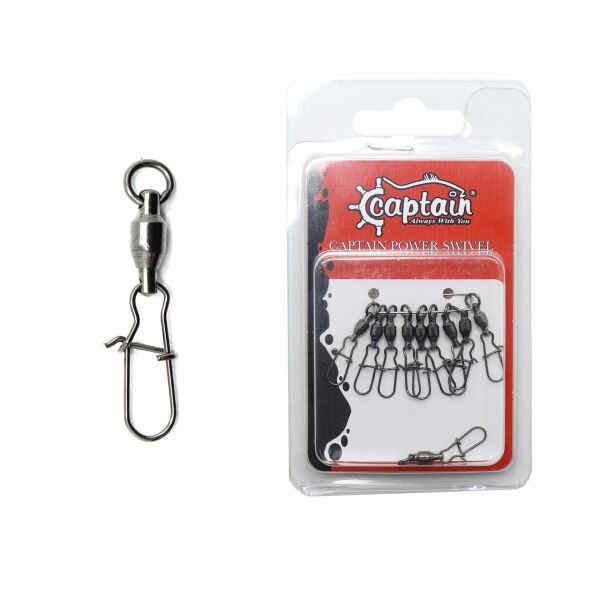 Captain 5045 Kilitli Klips Rulmanlı 5'li Paket Black Nikel 1