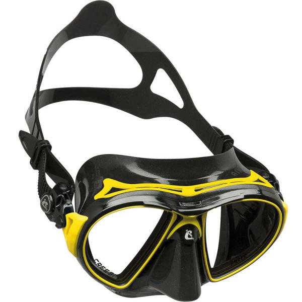 Cressi Air Dalış Maskesi BLACK-BLACK-YELLOW