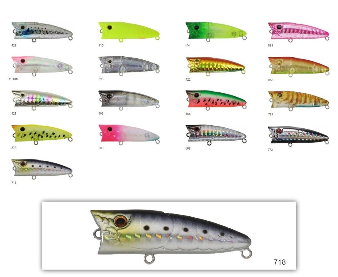 Zipbaits Popper Tiny 48mm Su Üstü Poping 3.7gr LRF Sahtesi 698