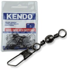 Kendo Rolling Swivel Safety Snap Snap 10 Adet (Düz Klips) 5
