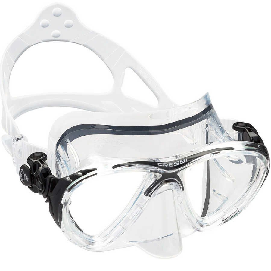 Cressi Big Eyes Evolution Dalış Maskesi CLEAR-CLEAR-BLACK