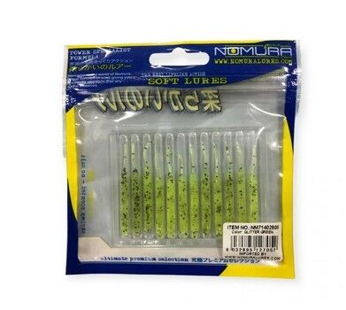 Nomura NM71600705 Long Tail 5cm Aromalı LRF Silikon Yem 12'li Set White