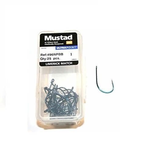 Mustad 496 NPBB No:2 Lacivert Olta İğnesi 25 Adet