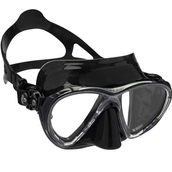Cressi Big Eyes Evolution Dalış Maskesi BLACK-BLACK