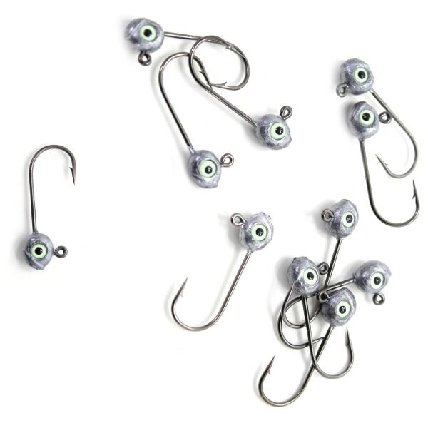Captain 6420 Jig Head Glow Eye 10'lu Paket 1 gr