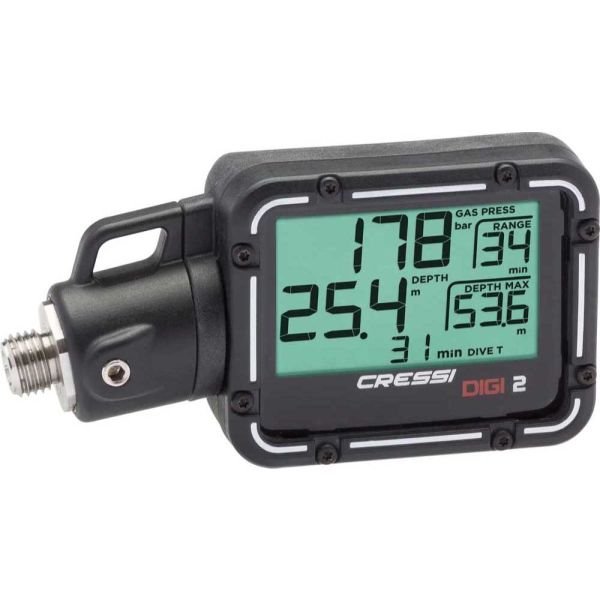 Cressi Digi 2 Dijital Dalış Konsolu BLACK