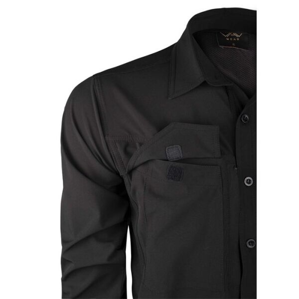 VAV Uzun Kol Gömlek Tacflex-01 Siyah - XS