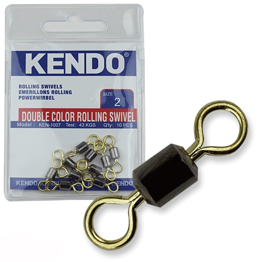 Kendo Double Color Rollıng Swivel 10 Adet (Fırdöndü) 1-0 6 Adet