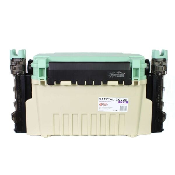 Captain 7231 Profesyonel Surf ve Spin Takım Çantası 2 Kamış Tutucu 43x24x28cm