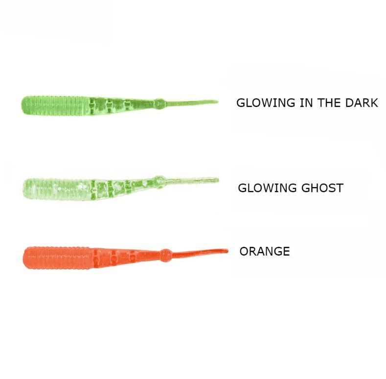 Nomura NM72003204 Yumi 4cm Aromalı LRF Silikon Yem 12'li Set Glow Dark