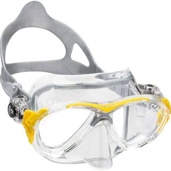 Cressi Eyes Evolution Crystal Dalış Maskesi CLEAR-YELLOW