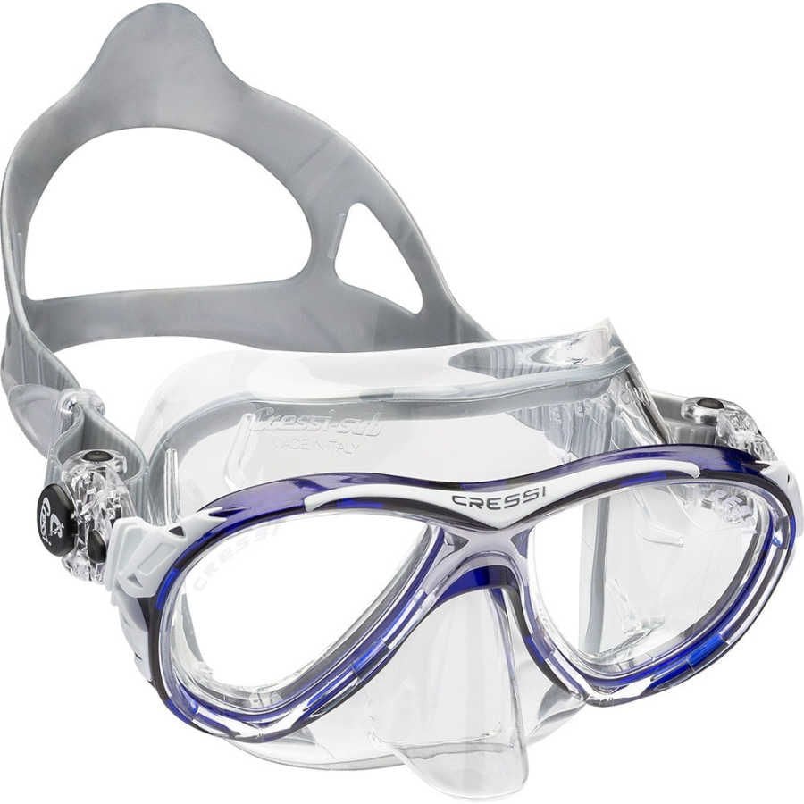 Cressi Eyes Evolution Crystal Dalış Maskesi CLEAR-BLUE