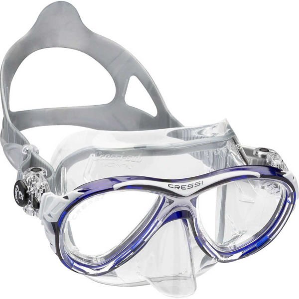 Cressi Eyes Evolution Crystal Dalış Maskesi CLEAR-BLUE