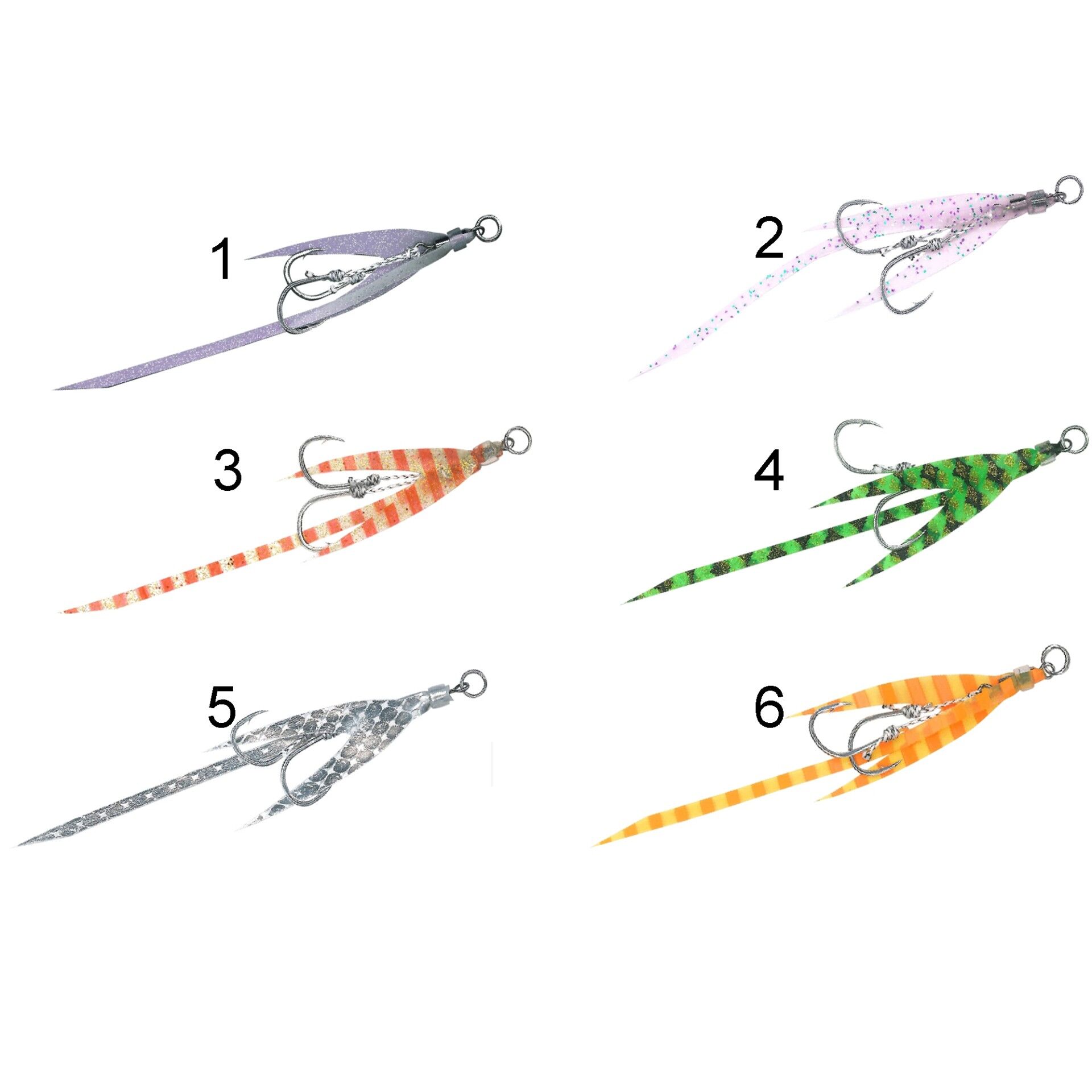 Hayabusa FS 580 Jig Assist İğnesi Double Hook 2'li Paket 5