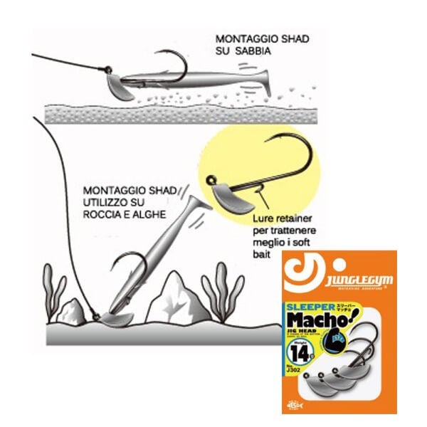 Junglegym J300 Sleeper Mocha Jighead