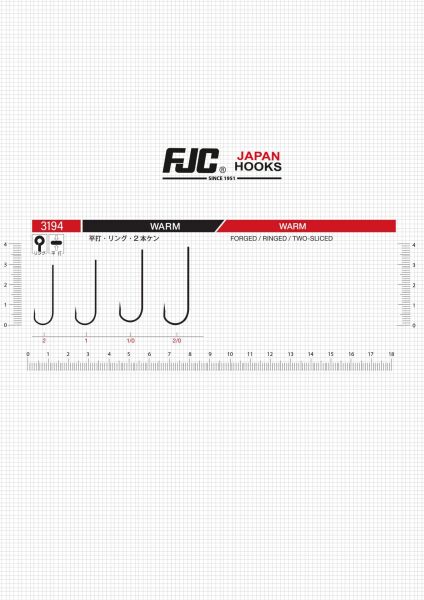 FJC3194 FJC WORM  BLACK NIKEL 2/0