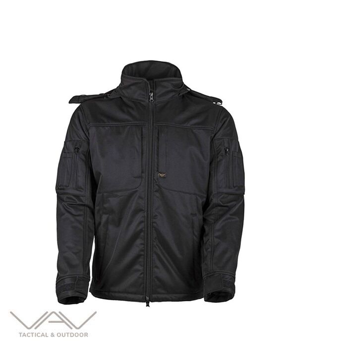 VAV Shell HT-01 Softshell Mont Siyah - XXS