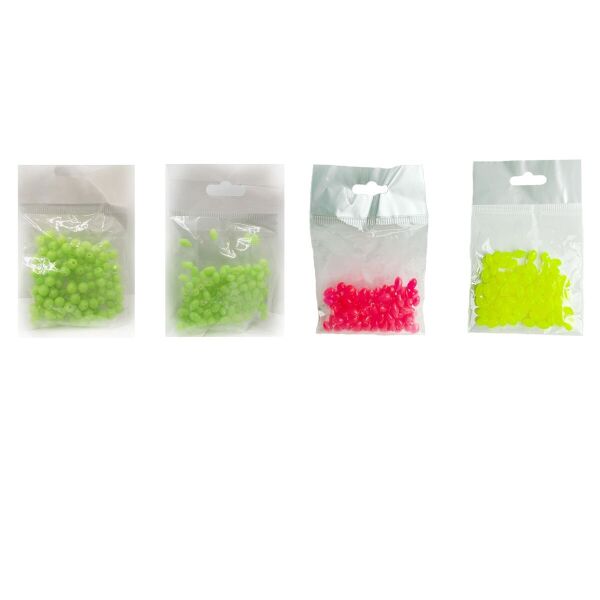 Silikon Boncuk Soft Fosforlu 100p Oval Yeşil