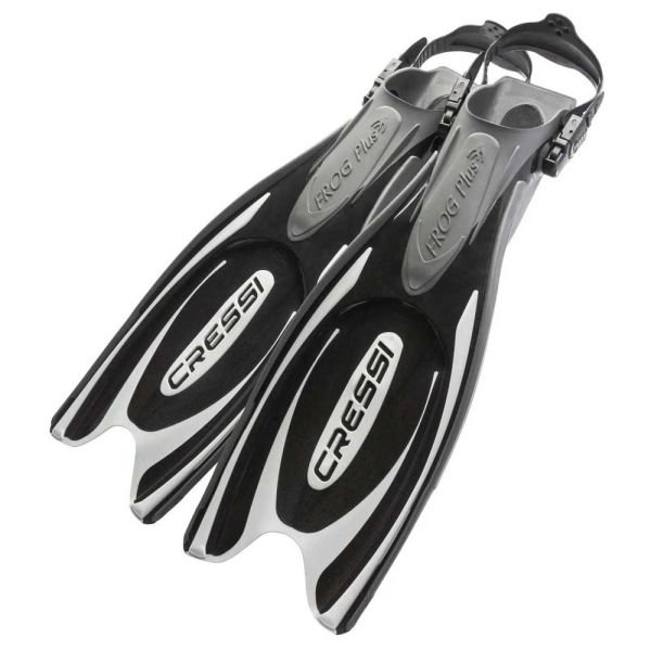 Cressi Frog Plus Dalış Paleti BLACK-SILVER - NO:44-47