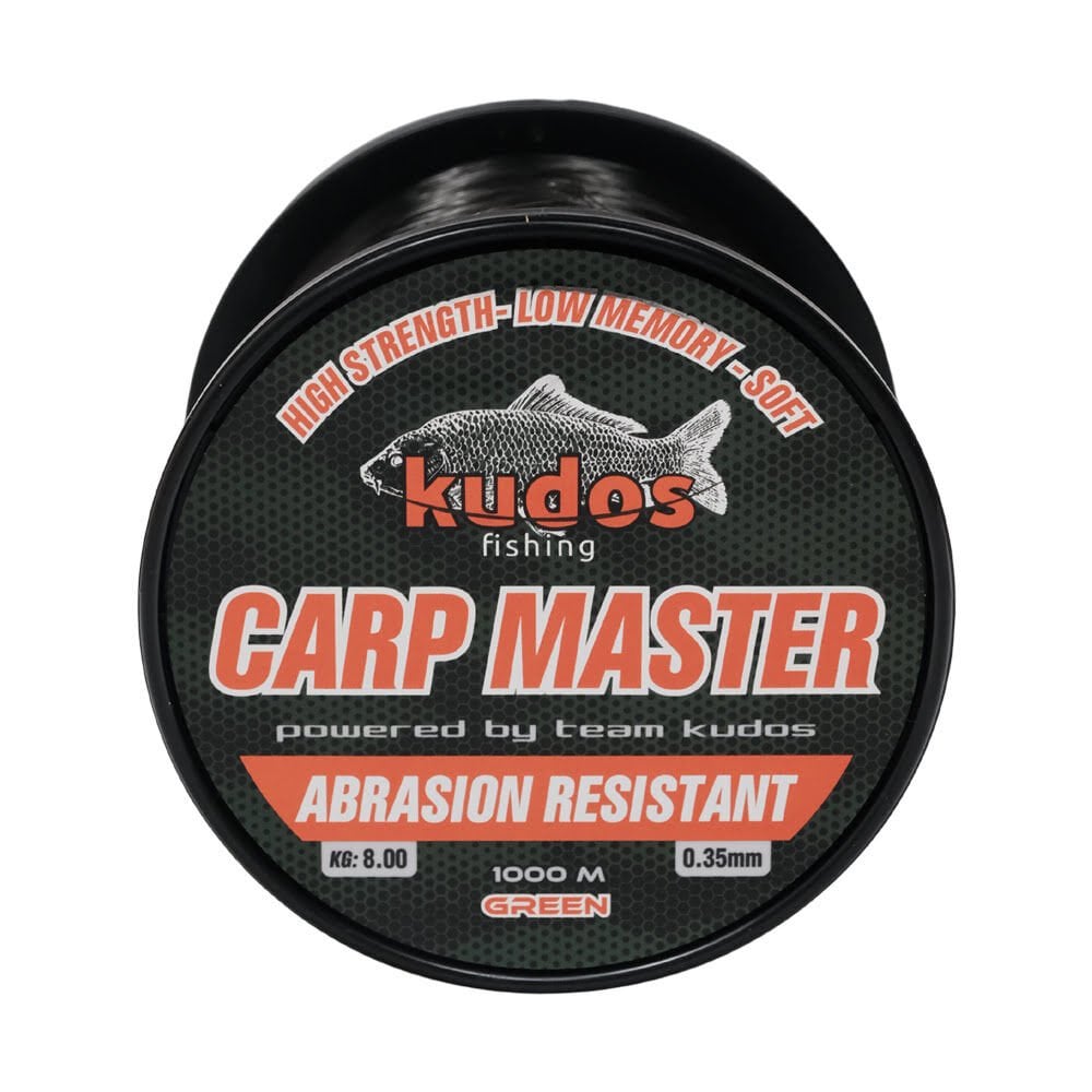 Kudos Carp Master 1000m 0.35  Yeşil Misina