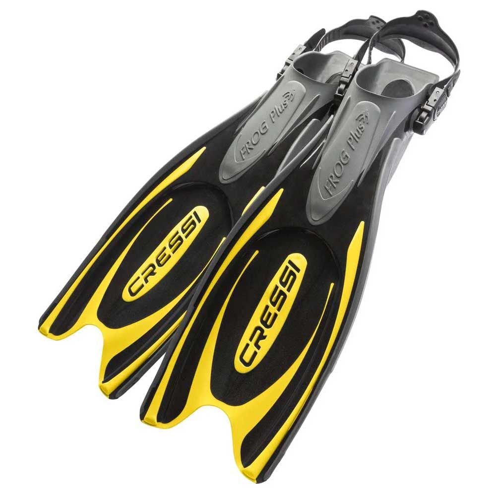 Cressi Frog Plus Dalış Paleti BLACK-YELLOW - NO:38-41