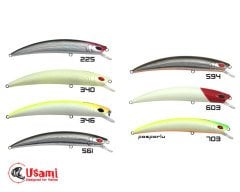 Usami Wasabi Min (Jir) 110F-SR 12.4 G Maket Balık
