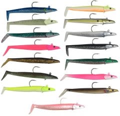 Savage gear Sandeel 12.5 cm 23 gr 2+1 Adet Sahte Balık Pink White