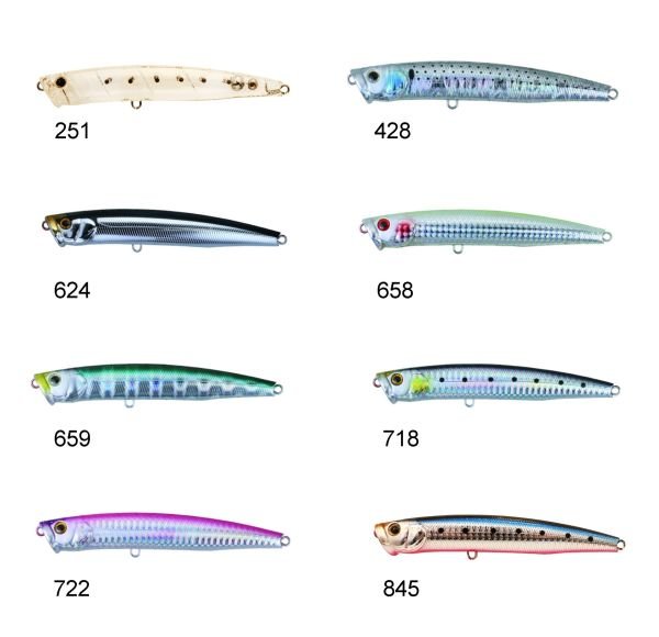 Zipbaits Skinny Pop Floating 130mm Su Üstü Popper 24gr Maket Balık 251