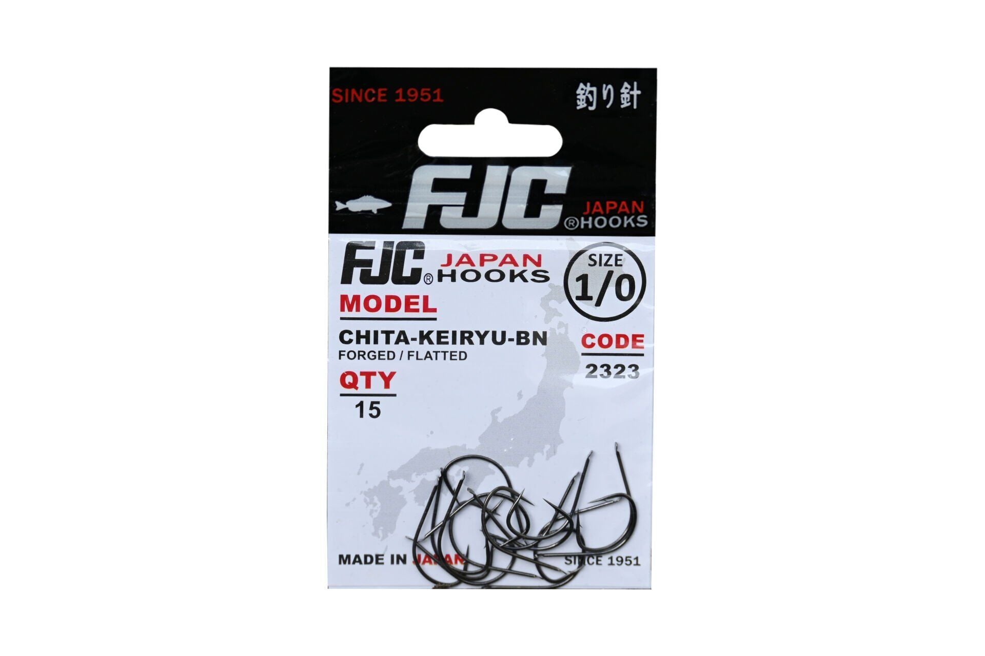 FJC2323 CHINTA KEIRYU  BLACK NIKEL 1
