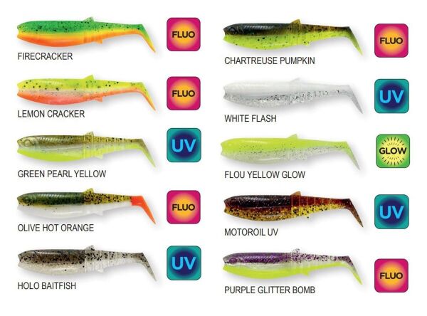 Savage Gear Cannibal Shad 6.8cm 3gr Sahte Balık Chartreuse Pumpkin