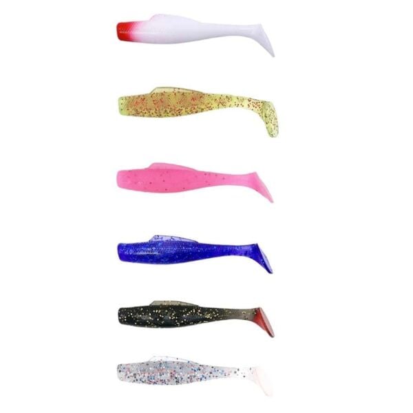 Captain 3070 Healer Soft 6gr 85cm Levrek Silikonu 6lı Mix Set Suni Yem