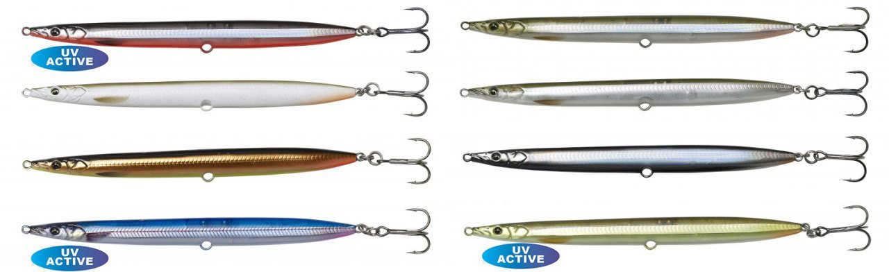 Savage gear Sandeel Pencil 125 mm 19 gr Sahte Balık Matt White Tobis