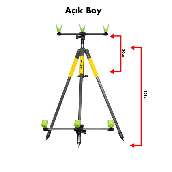 Effe Kamış Ayağı Surf Tripod HG283