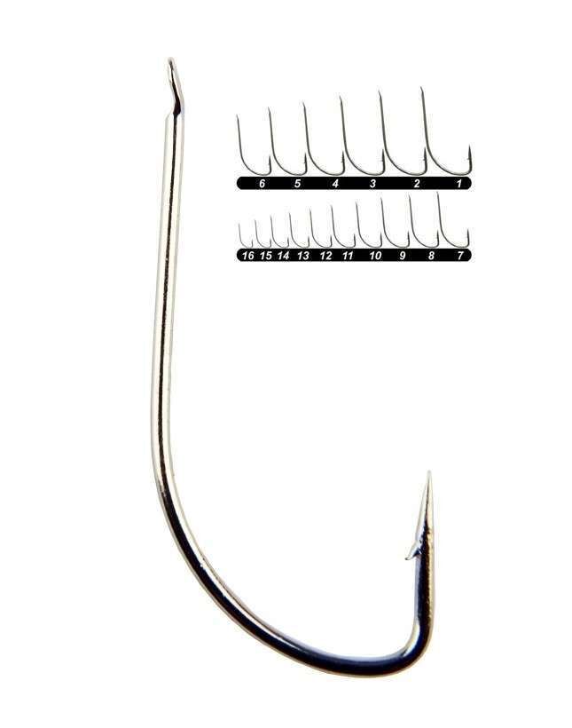 Youvella 1310 Kısa Pala Dövme Olta İğnesi 100lü Kutu Nikel