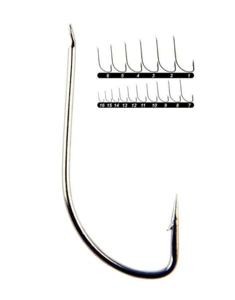 Youvella 1310 Kısa Pala Dövme Olta İğnesi 100lü Kutu Nikel