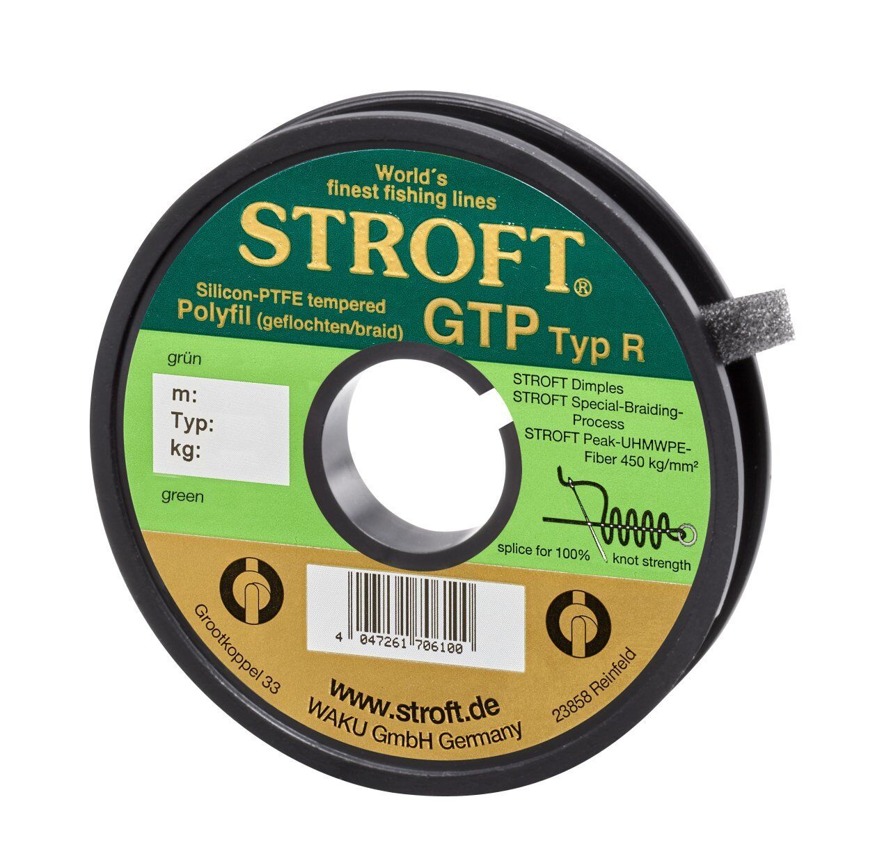 Stroft Gtp Typ-R 125 Mt Örgü Misina Yeşil R4
