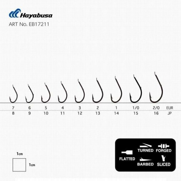 Hayabusa HMRS 172 Tırnaklı Canlı Yem İğnesi 15li Paket Nikel