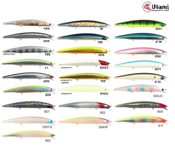 Usami Jack The Ripper 145F-SR 23 G Maket Balık 554