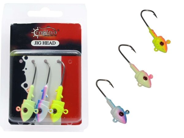 Mutant 6412 Jig Head Body 3lü Mix Set Çift Yönlü Jig Head