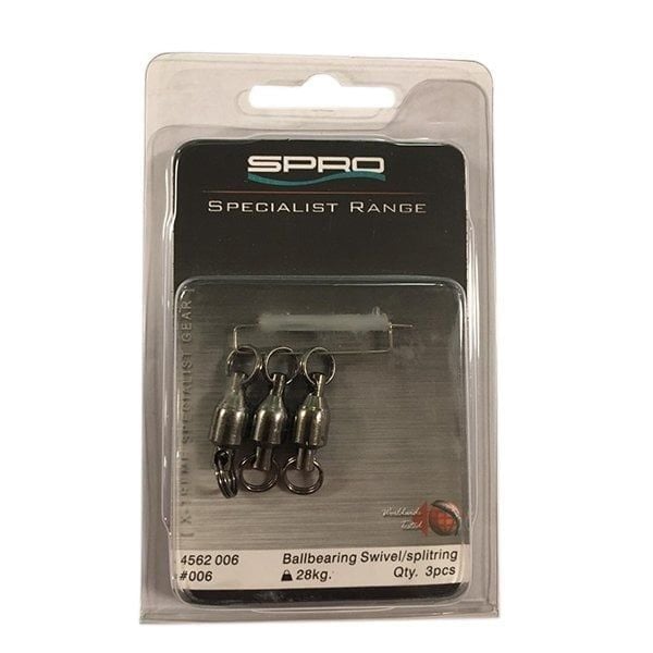 SPRO Specialist Range No:6 Bilyalı Fırdöndü 3 Adet 28kg Çeker