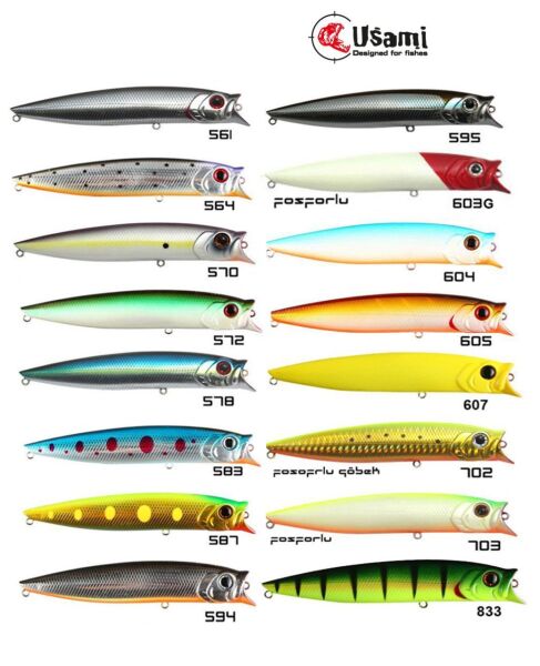 Usami Combo Pop 120F 18.5 G Maket Balık